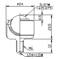 C-5HR with dust-proof rubber Model