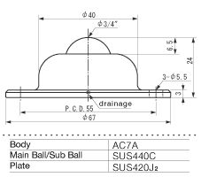 ISB Ball Transfer IA-19