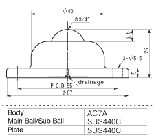 ISB Ball Transfer IA-19R