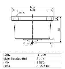 ISB Ball Transfer IK-19