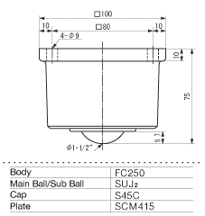 ISB Ball Transfer IK-38