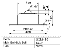 ISB Ball Transfer IS-13