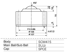 ISB Ball Transfer IS-51