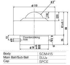 ISB Ball Transfer S-51