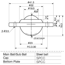 ISB Ball Transfer US-16