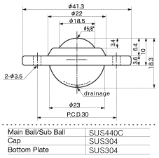 ISB Ball Transfer US-16S